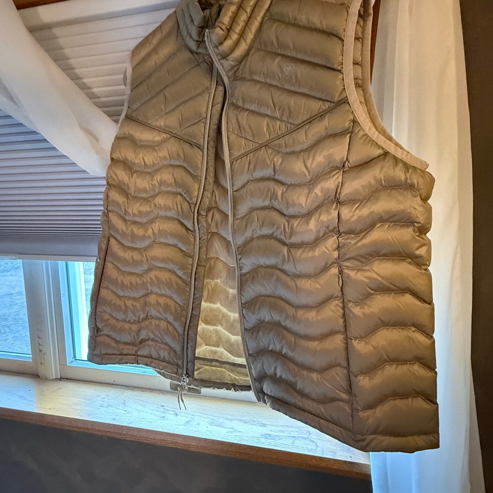 Ariat Tan Puffer Vest